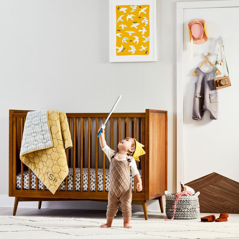 Pottery Barn Kids Mid Century Collection Crib Acorn image number 3