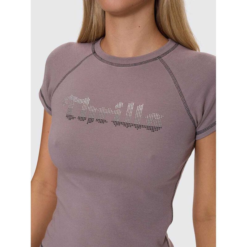 Thrills Glitch Studded Raglan Club Tee image number 2