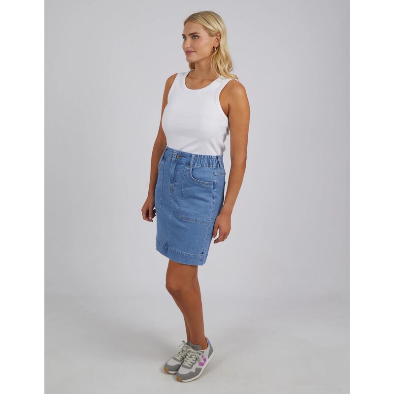 Elm Atlas Denim Skirt image number 3