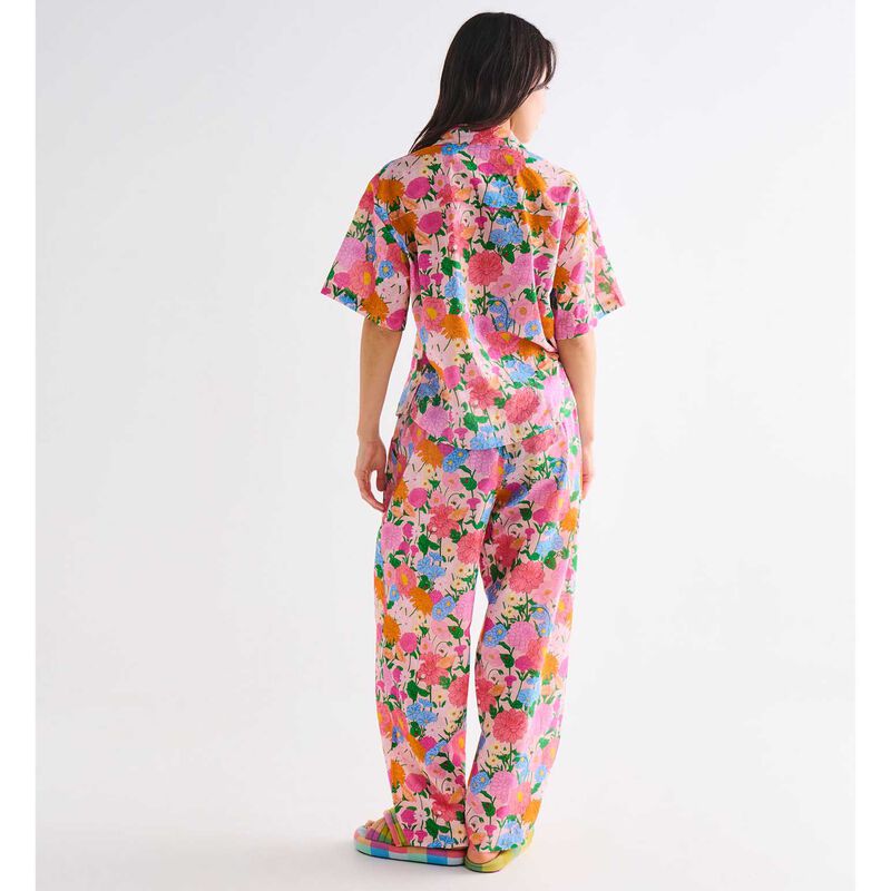 Kip&Co Follow The Sun Adult Organic Cotton SS Shirt & Pant Pyjama Set image number 1