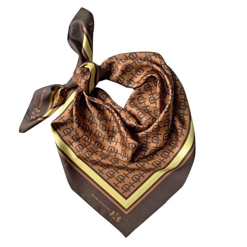 Dark Hampton The Harvey Large Silk Scarf image number 0
