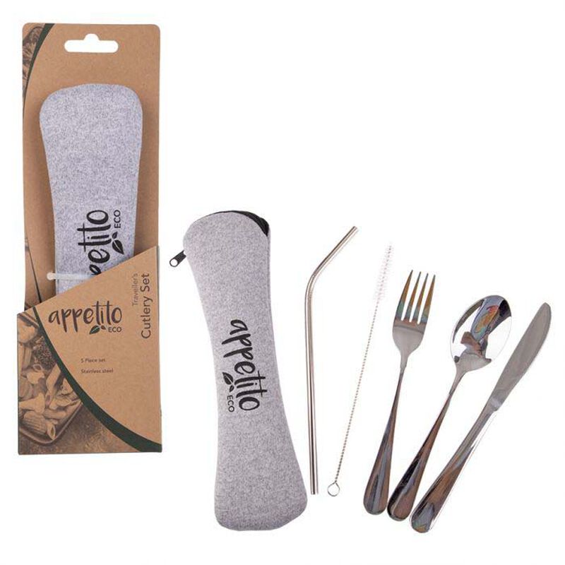 D.Line 5 Piece S/S Traveller's Cutlery Set image number 0