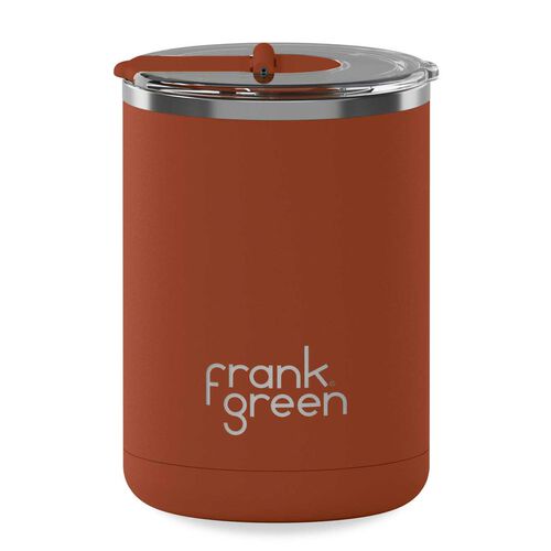 frank green 12oz Ceramic Cup With Hinged Lid Toffee