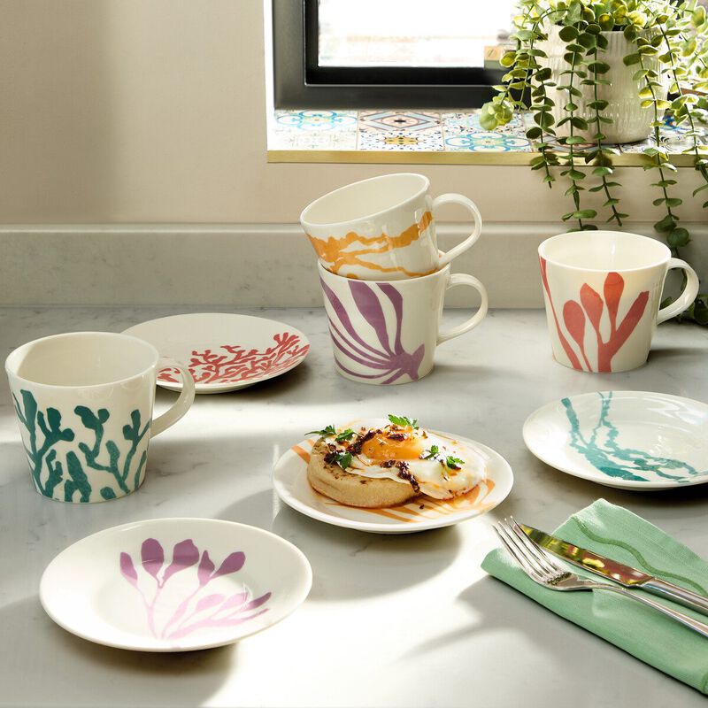 Royal Doulton 1815 Bright Mug 400ml Mixed Pattern Set of 4 image number 3