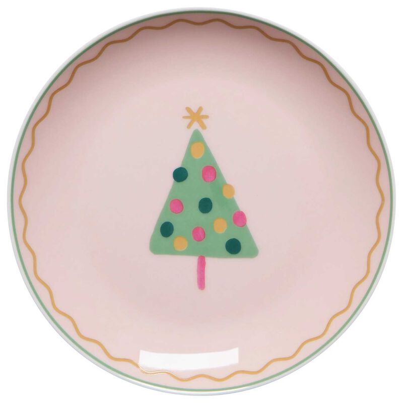 Danica Glitzmas Appetizer Set Of 4 Christmas Plates image number 2