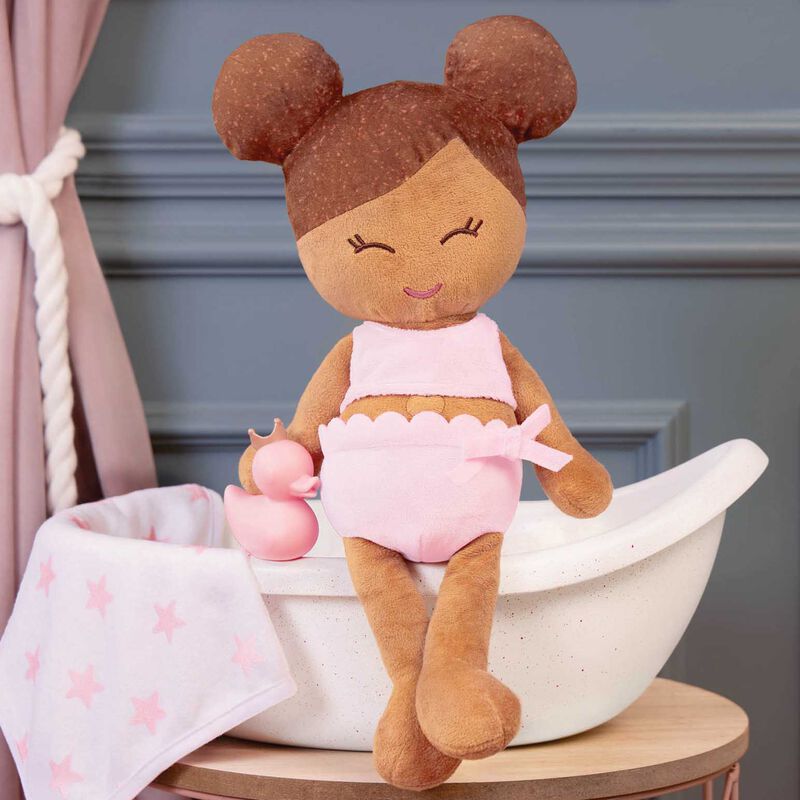 Lullababy 14" Doll Plush Bath - Med Skin Tone image number 3