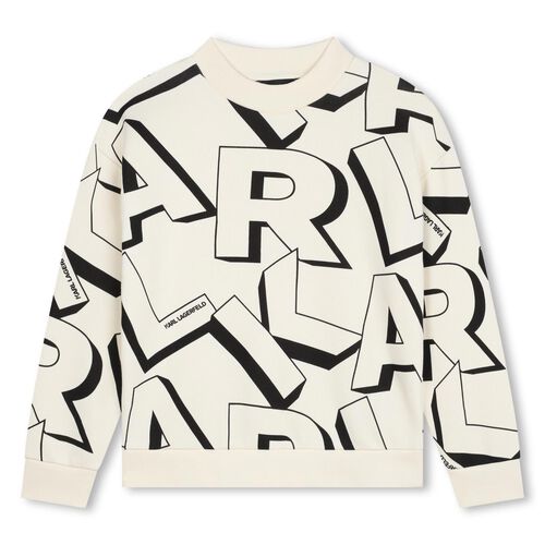 Karl Lagerfeld Printed Jersey Sweatshirt 10Y - 16Y
