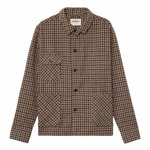 POMPEII Check Wool Chore Jacket