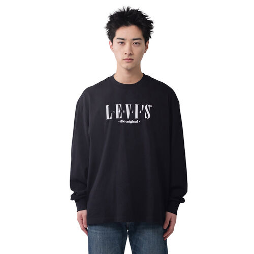 Levi's Graphic Authentic Long Sleeve Serif Logo Tee
