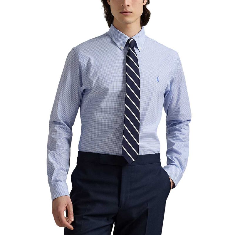 Polo Ralph Lauren Custom Houndstooth Stretch Poplin Shirt image number 0