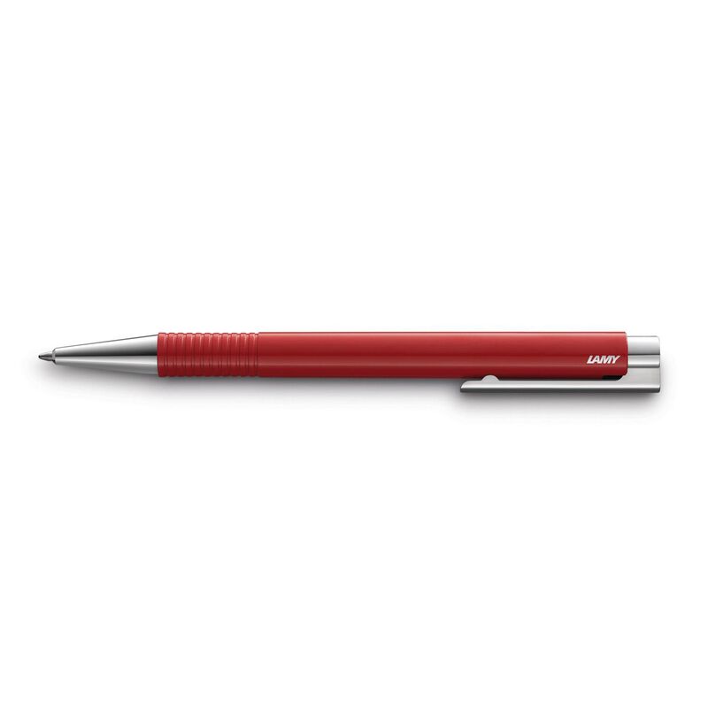 LAMY Logo Ballpoint Plastic With Metal Clip Red image number 0