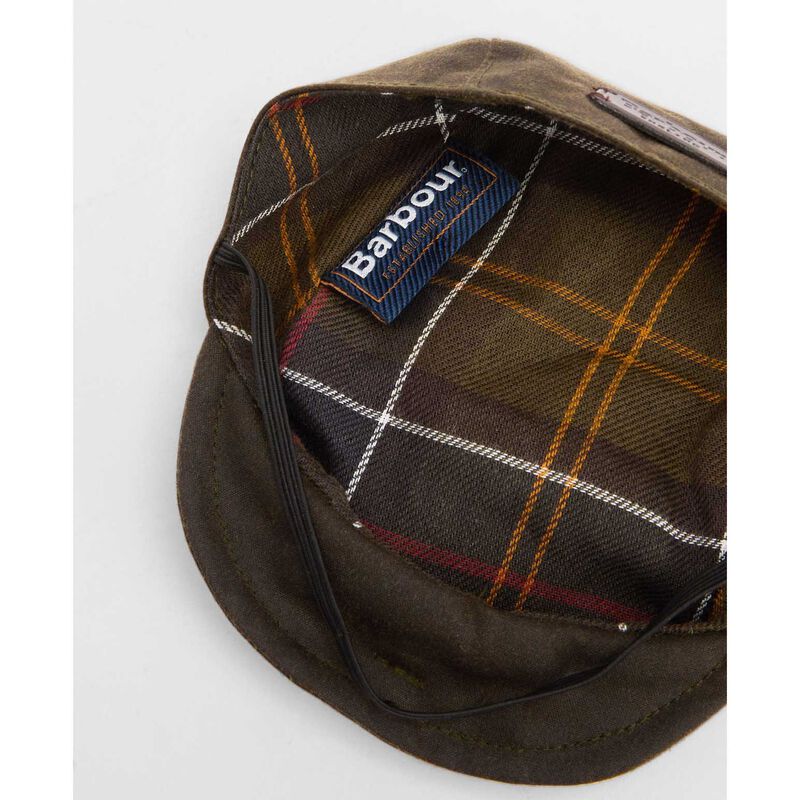 Barbour Dog Wax Flat Cap image number 2