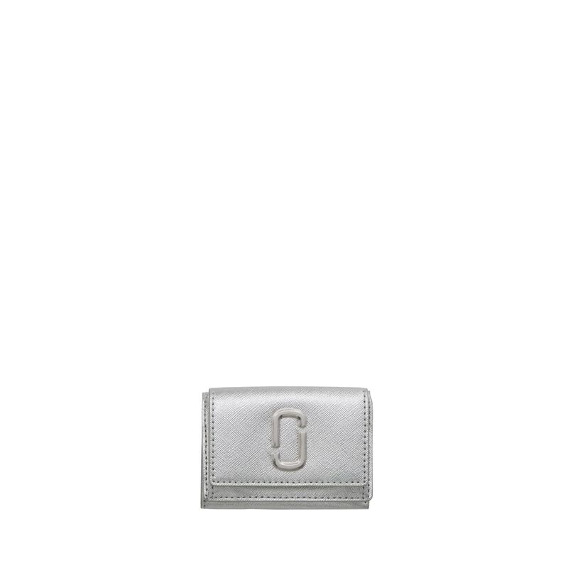 MARC JACOBS The Metallic Utility Mini Trifold Wallet image number 0