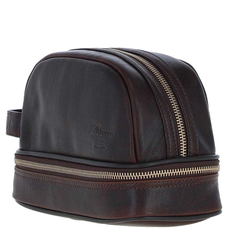 Ashwood Leather Men's Zip Washbag image number 5