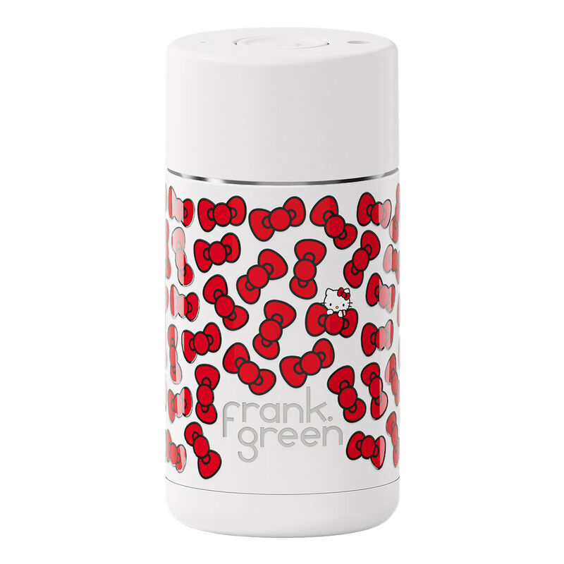 frank green 12oz Reusable Cup Hello Kitty w Push Button Lid (Bow Edition) image number 3