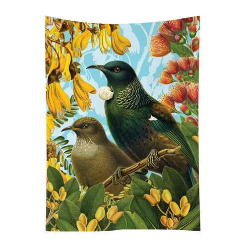 Botanical Tui Tea Towel