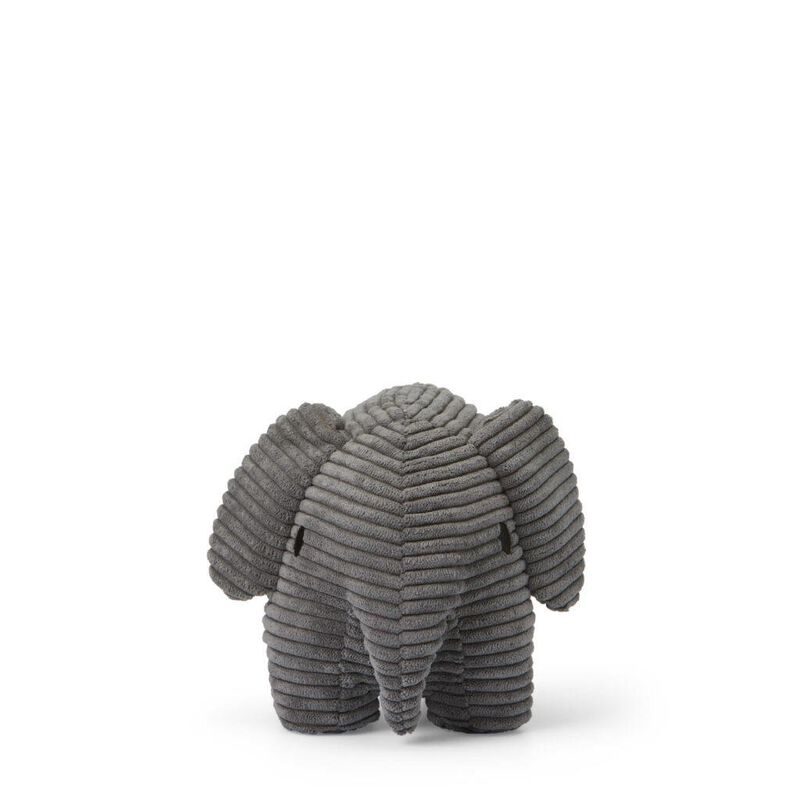 Miffy Plush Elephant Eco Corduroy Grey 23cm image number 1