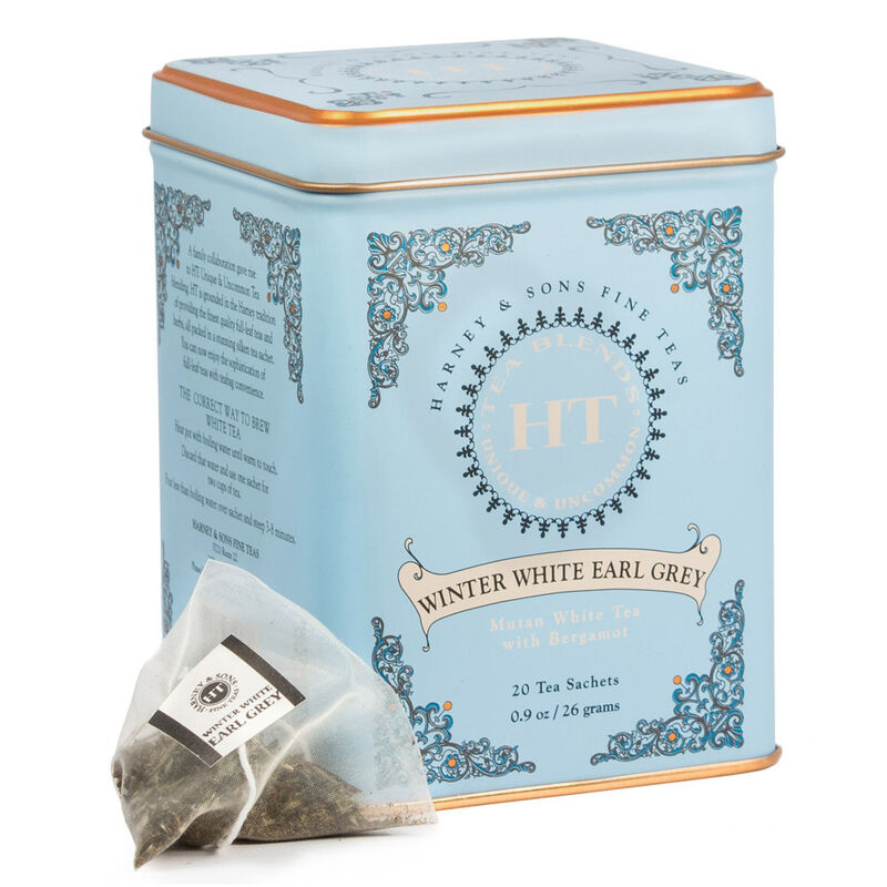 Harney & Sons Winter White Earl Grey HT Tin 20 Sachets image number 0