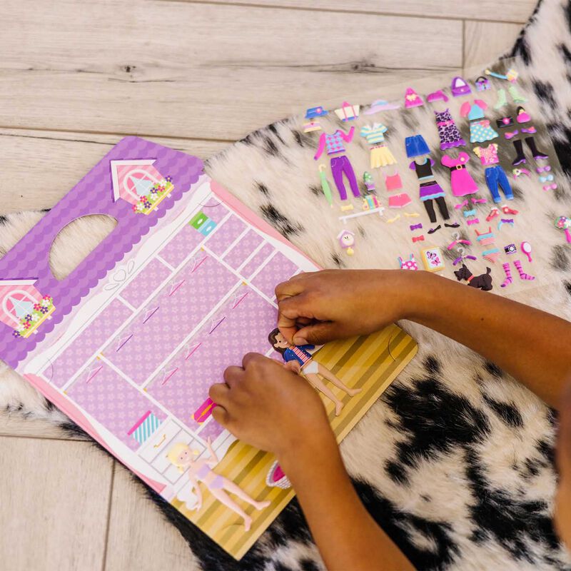 Melissa & Doug Reusable Puffy Sticker Play Set - Dress-Up image number 1