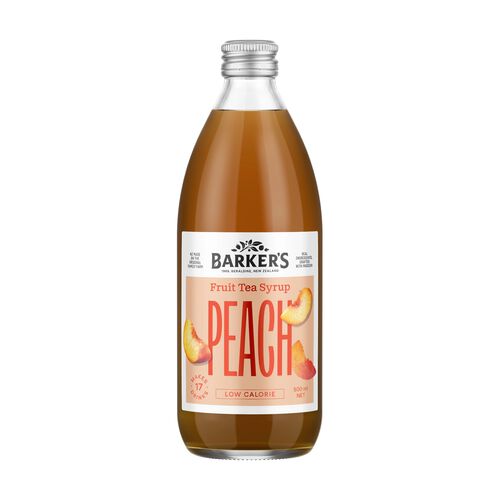 Barker's Peach Tea Syrup 500ml
