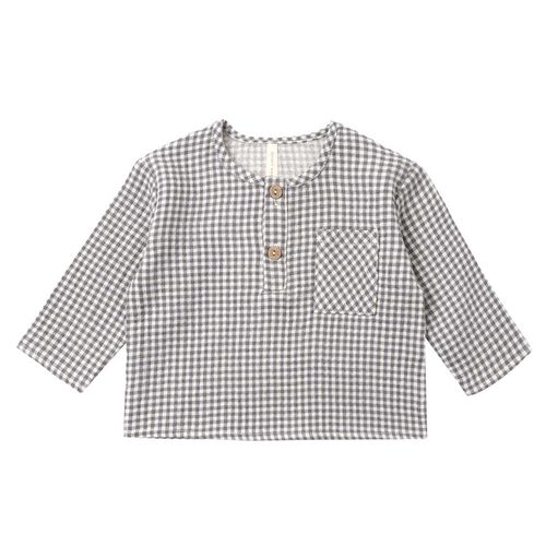Quincy Mae Rory Shirt Gingham 3-24M