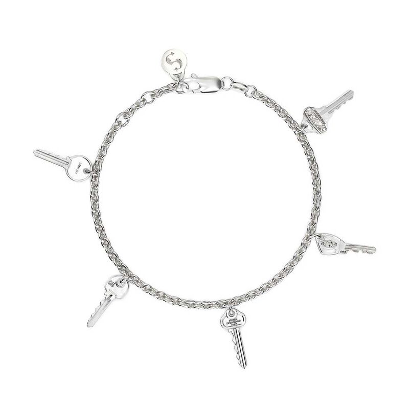 Stolen Girlfriends Club Mini Key Charm Bracelet image number 0