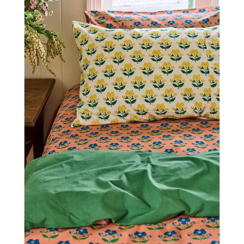 Kip&Co X Anna Spiro Indian Summer Yellow Organic Cotton Pc 2P Std Set image number 1