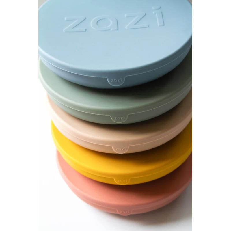 Zazi Clever Plate with Lid - Yolk image number 2