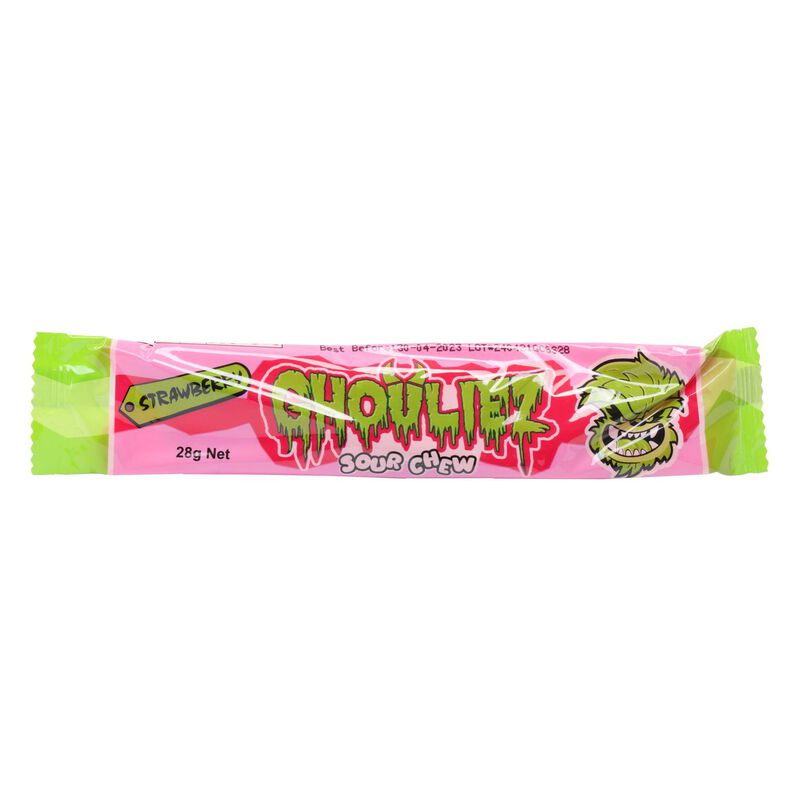 Ghouliez  Chews Sour Strawberry - 28g image number 0