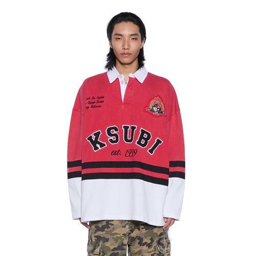 Ksubi Duke Rugby LS Jersey Red