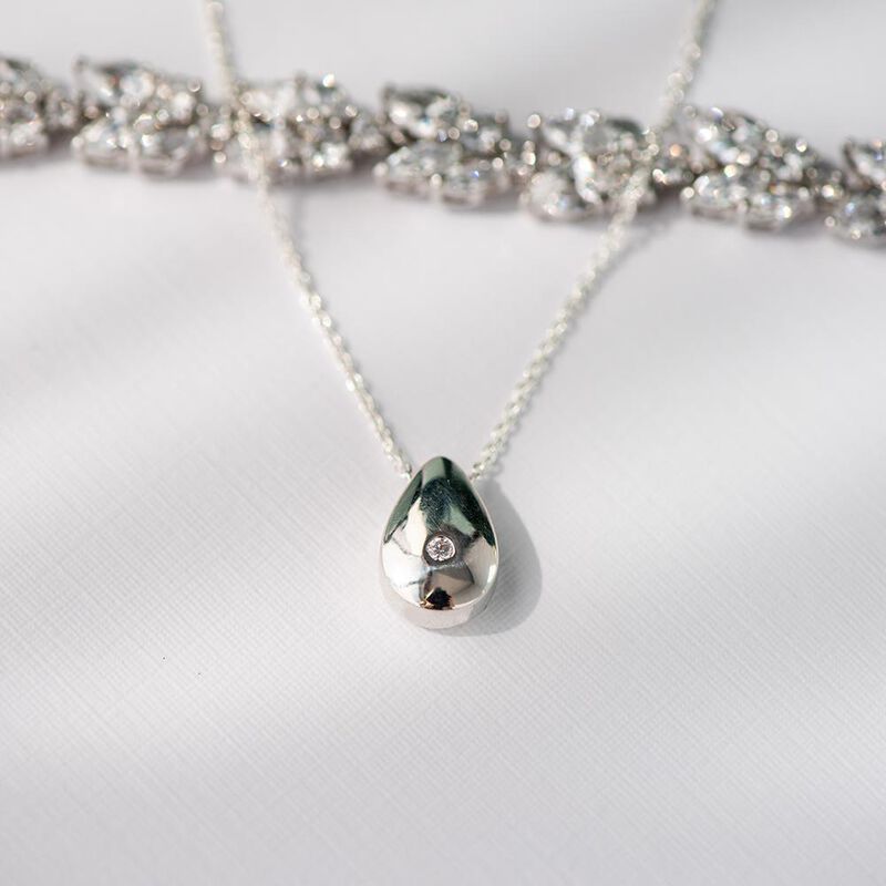 LOVE IN A JEWEL The Love Drop Keepsake Pendant image number 1