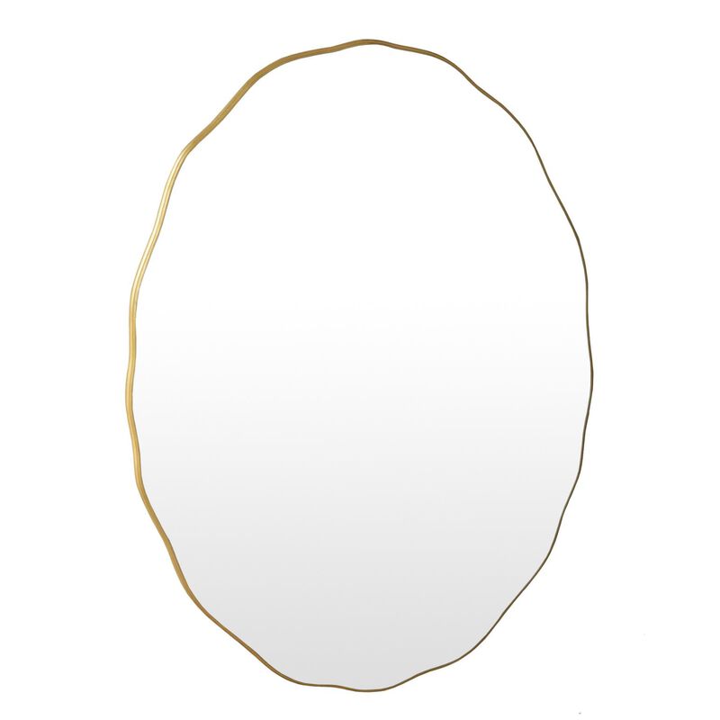 French Country Wave Oval Mirror Large image number 0