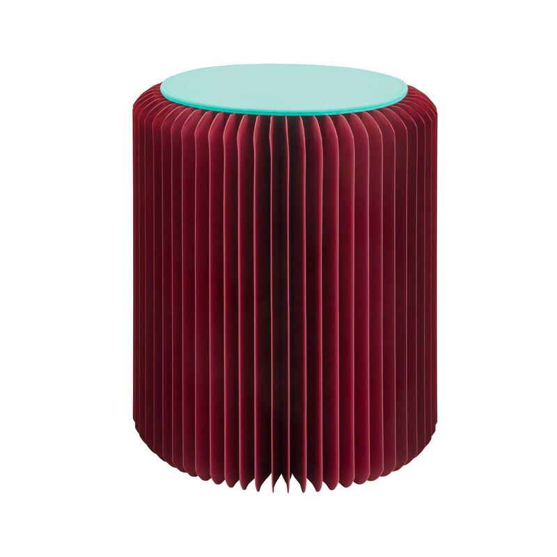 Remember Paper Stool Papillon - Bordeaux image number 0