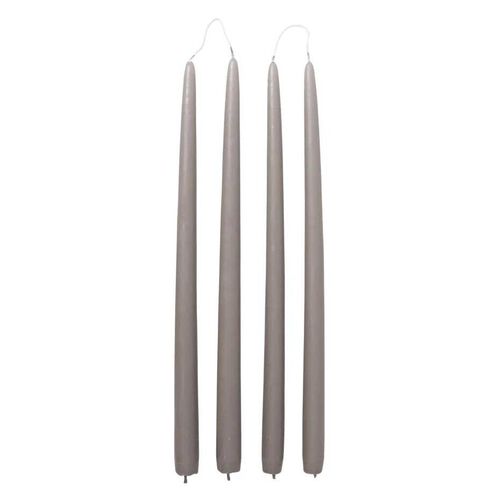 Broste Candle Taper Set Of 4 H380 - Linen