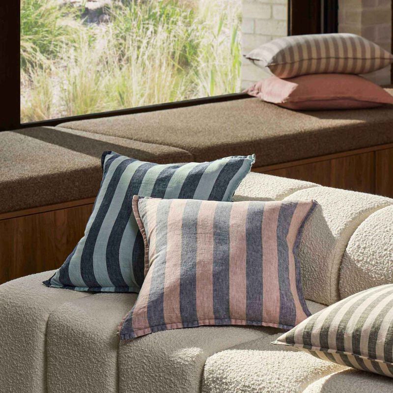 Amalfi Arden Stripe Cushion image number 1