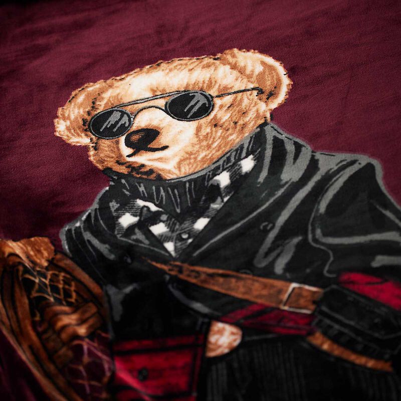 Polo Ralph Lauren Holiday Polo Bear Throw Blanket 50x70 image number 1