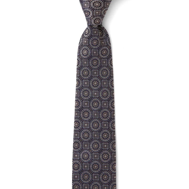 Joe Black Rondelle Foulard 7.5cm Tie image number 0