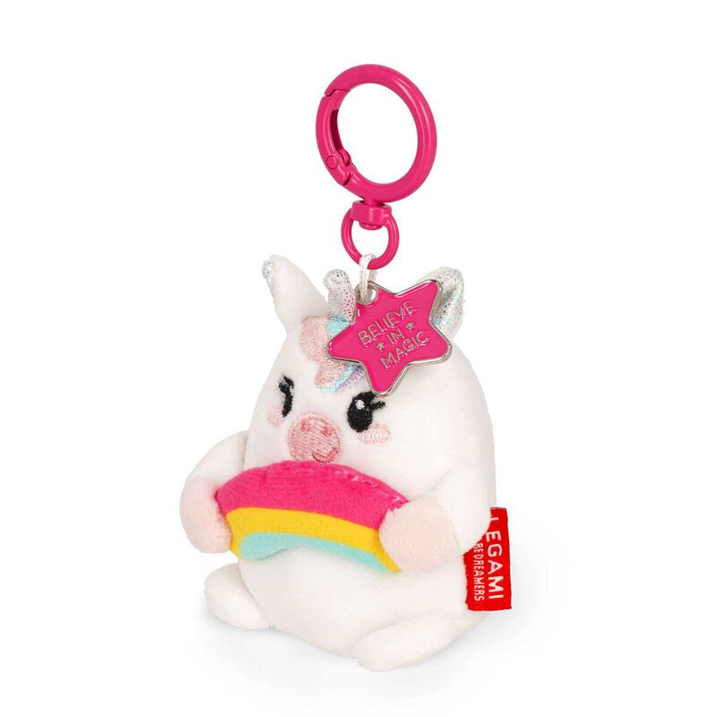 Legami Super Soft! Tiny Plush Key Ring - Unicorn image number 3
