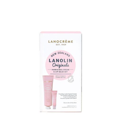 Lanocreme Hand Cream & Lip Balm Set 100g + 10g