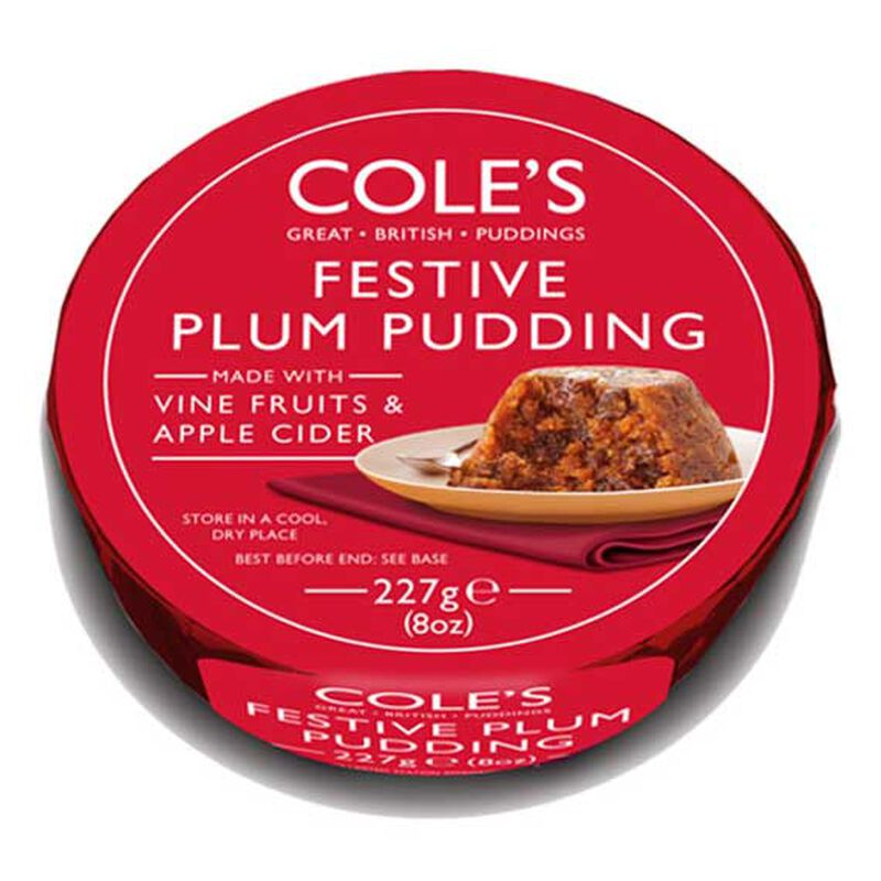 Cole's Festive Plum Pudding 227g image number 0