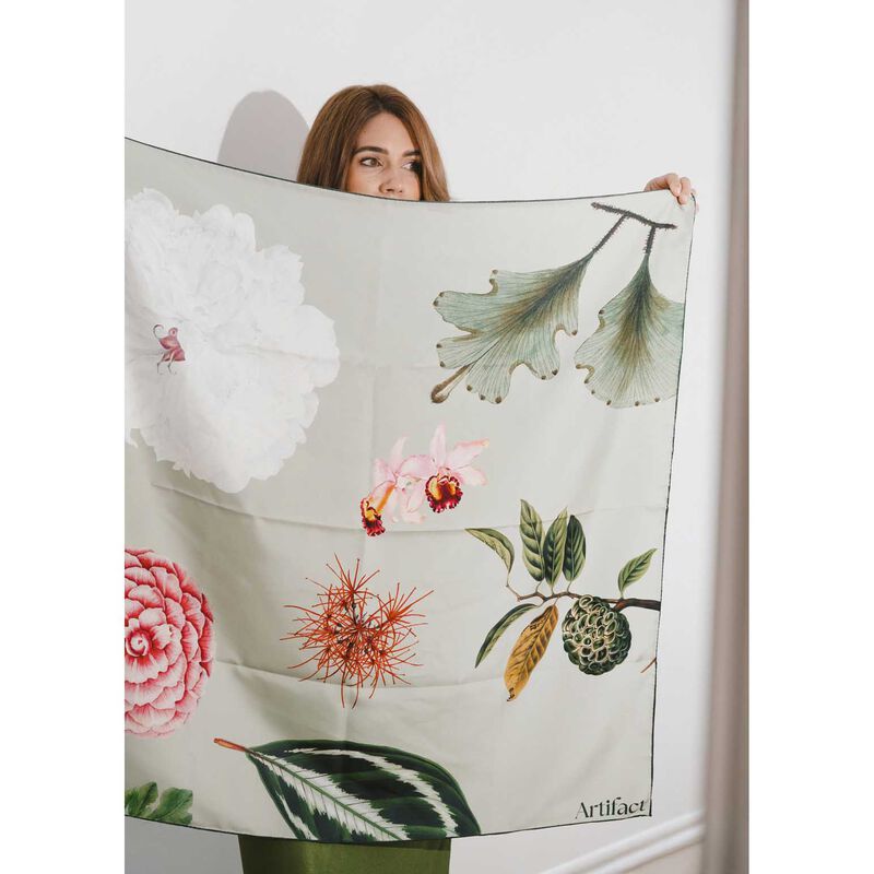 Artifact Silva Flora Square Silk Scarf image number 1