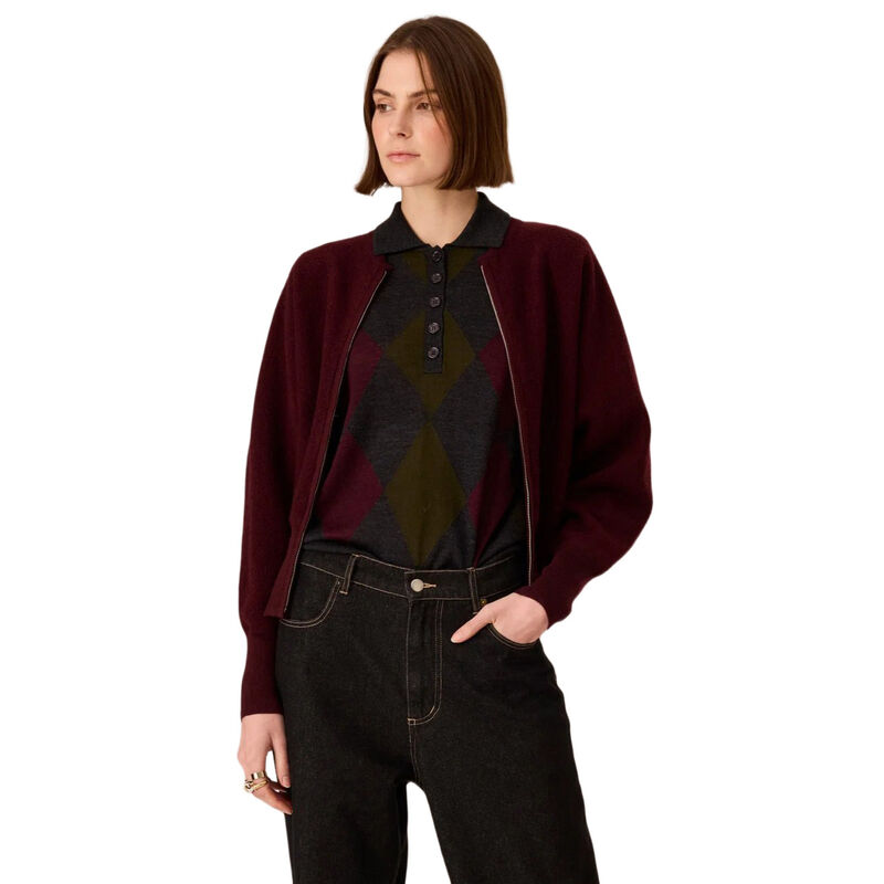 POL Wyatt Boiled Wool Bomber image number 0