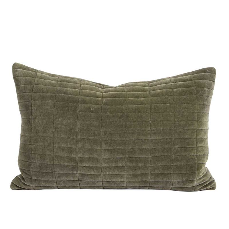 Baya Turner Cushion With Feather Inner 40x60cm - Thyme image number 0