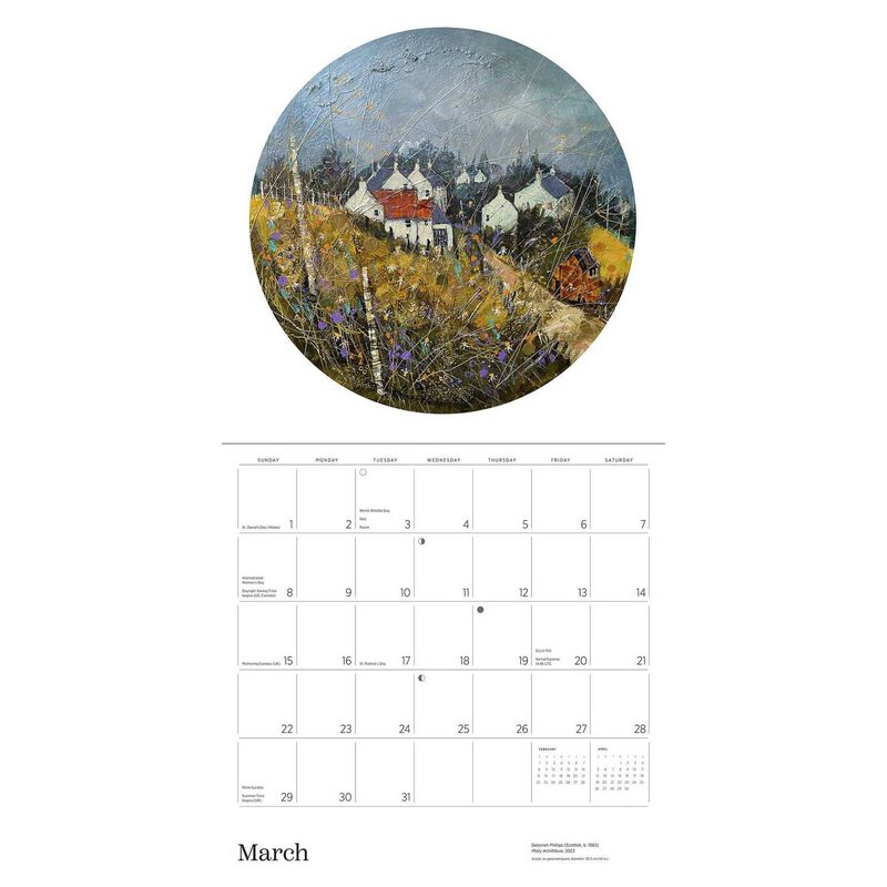 Pomegranate Scotland 2026 Wall Calendar image number 1