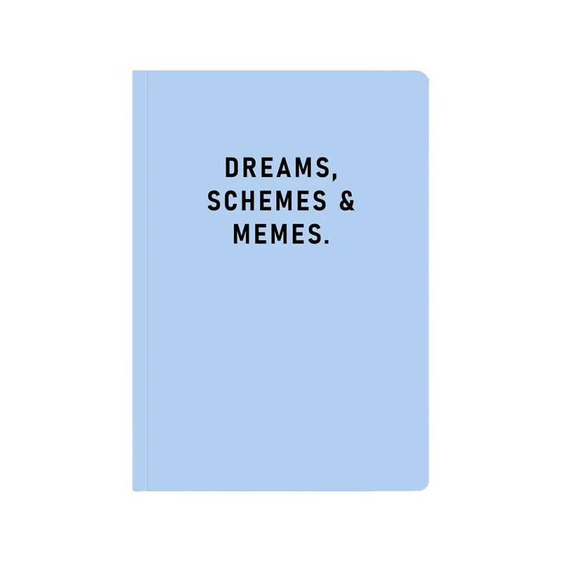 Oh Deer Dreams, Schemes & Memes A5 Soft Cover Notebook image number 0