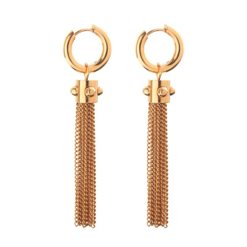 Silk & Steel Odyss&eacute;e Tassel Earrings image number 0