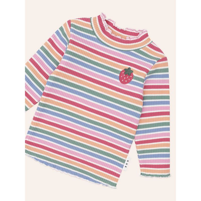 Huxbaby Tutti Frutti Stripe Rib Skivvy 6M-2Y image number 2