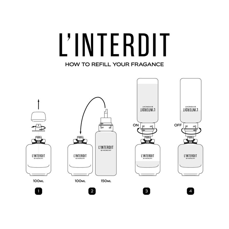 Givenchy L'Interdit EDP 150ml Refill image number 2