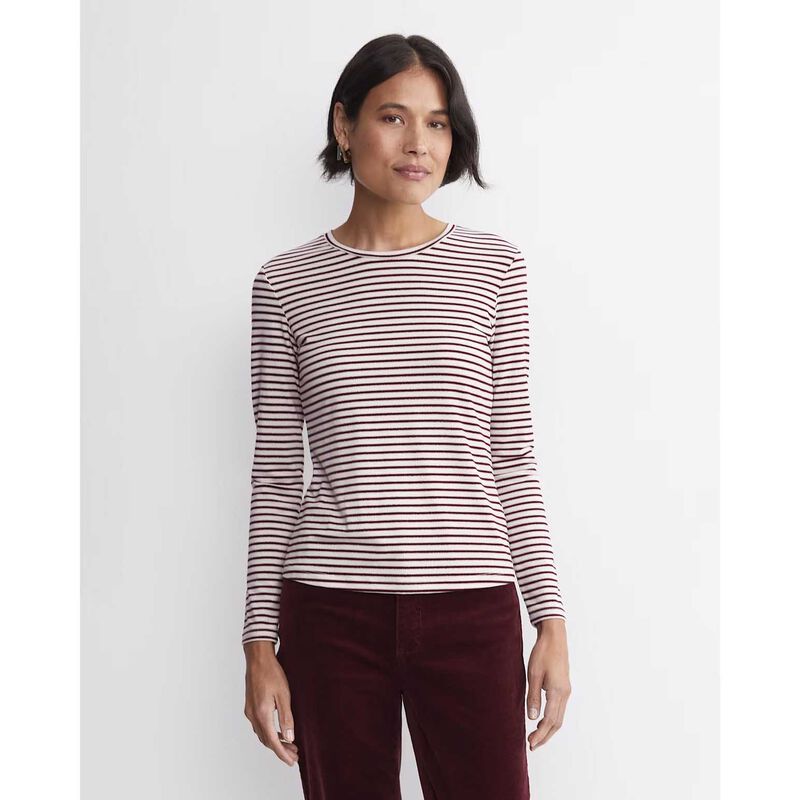 Sportscraft Stripe Lurex LS Magic Tee image number 2