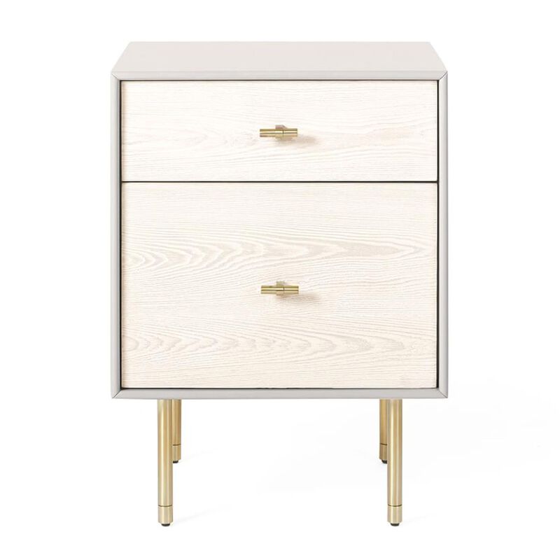 West Elm Modernist Wood And Lacquer Nightstand image number 0